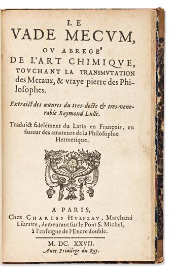 [Medicine & Science] Castaigne, Gabriel de (c. 1562-1630) Le Grand Miracle de Nature Metallique.